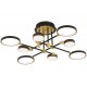 Lustra Plafon PERSA 4251200 Viokef LED, Negru, Grecia