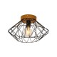 Plafoniera VEGA 4254000 Viokef E27, Negru, Grecia