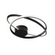 Lustra Plafon NOLA 4256400 Viokef LED, Negru, Grecia