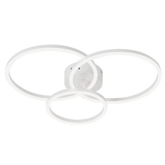 Lustra Plafon NOLA 4256600 Viokef LED, Alb, Grecia