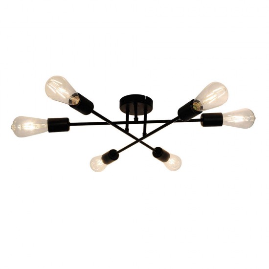 Candelabru FREESTYLE 4257600 Viokef E27, Negru, Grecia