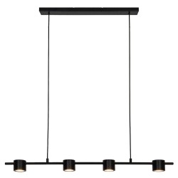 Suspensie PRIMA 4258200 Viokef LED, Negru, Grecia