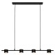 Suspensie PRIMA 4258200 Viokef LED, Negru, Grecia