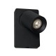 Aplica Dormitor STEVEN 4261001 Viokef GU10, Negru, Grecia