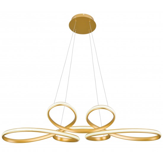 Suspensie JILL 4263100 Viokef LED, Auriu, Grecia