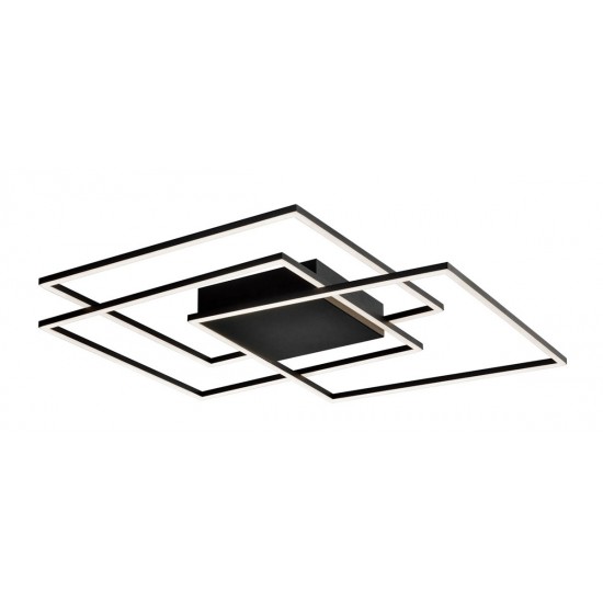 Lustra Plafon DANIEL 4263400 Viokef LED, Negru, Grecia