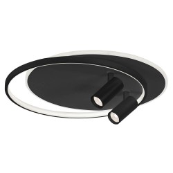 Plafoniera SMART 4265500 Viokef LED, Negru, Grecia
