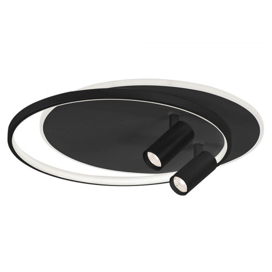 Plafoniera SMART 4265500 Viokef LED, Negru, Grecia