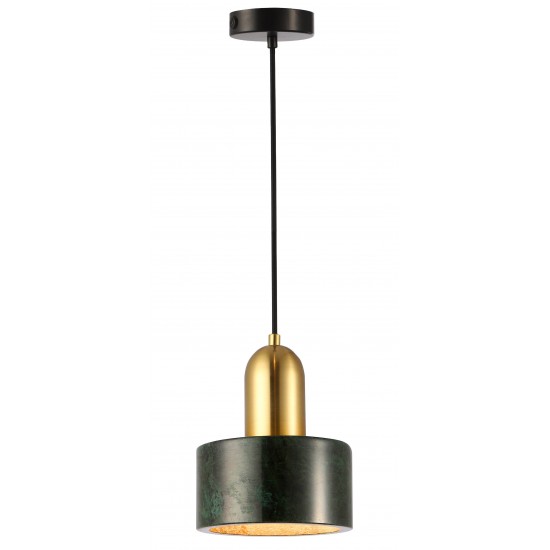 Pendul MARBLE 4266101 Viokef E27, Verde, Grecia