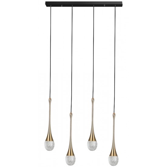 Suspensie STAR LIGHT 4268600 Viokef LED, Transparent, Grecia
