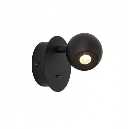 Aplica SEBASTIAN 4270800 Viokef LED, Negru, Grecia