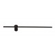 Aplica LEO 4271400 Viokef LED, Negru, Grecia