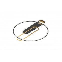Plafoniera QUEEN 4272400 Viokef LED, Negru, Grecia