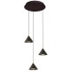 Suspensie JOLLY 4274100 Viokef LED, Negru, Grecia