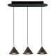 Suspensie JOLLY 4274200 Viokef LED, Negru, Grecia