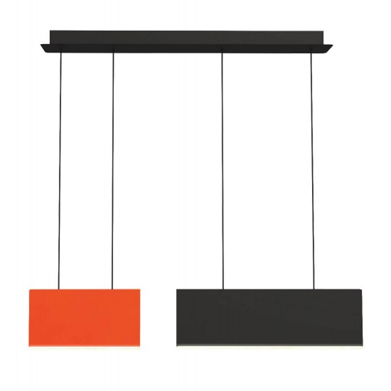 Suspensie CHROMA 4274300 Viokef LED, Negru, Grecia