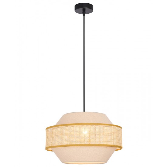 Pendul ERICA 4274500 Viokef E27, Natural, Grecia