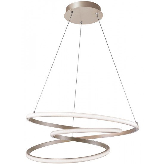 Suspensie CORT 4275500 Viokef LED, Argintiu, Grecia