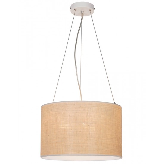 Suspensie AMANDA 4278600 Viokef E27, Natural, Grecia