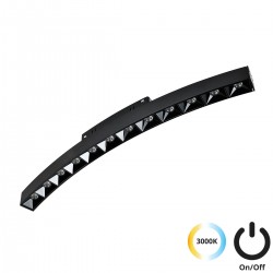 Downlight Sina Magnetica Circulara MAGNETIC 4282200 Viokef LED, Negru, Grecia