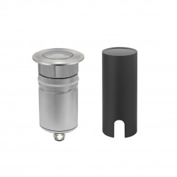 Spot Exterior Podea Incastrat SMART 4285400 Viokef LED, Argintiu, Grecia