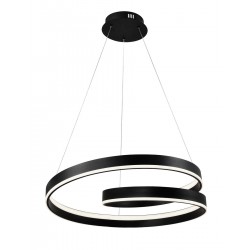 Suspensie CAPRI 4291300 Viokef LED, Negru, Grecia