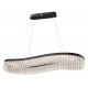 Suspensie CRYSTAL 4291700 Viokef LED, Negru, Grecia