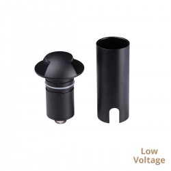 Spot Exterior Podea Incastrat RINO 4293900 Viokef LED, Negru, Grecia