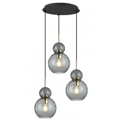 Suspensie FIRENZE 4294500 Viokef E27, Fumuriu, Grecia