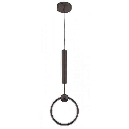 Pendul AXEL 4295100 Viokef LED, Negru, Grecia