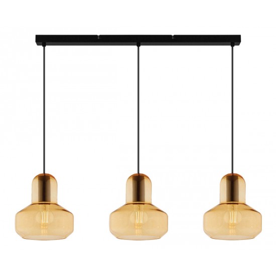 Suspensie MANDY 4295900 Viokef E27, Amber, Grecia