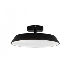 Plafoniera FLAT 4296901 Viokef LED, Negru, Grecia