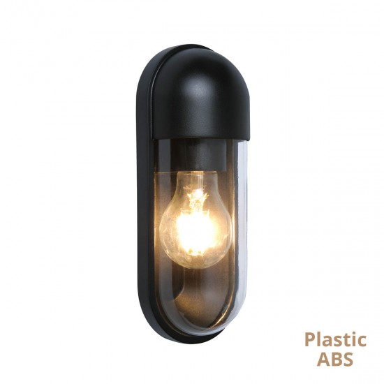 Aplica Exterior CAP 4298000 Viokef E27, Negru, Grecia