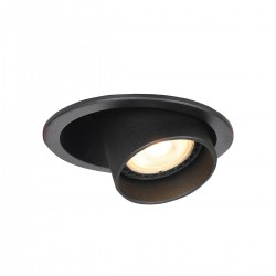 Downlight Incastrat TONI 4298901 Viokef GU10, Negru, Grecia