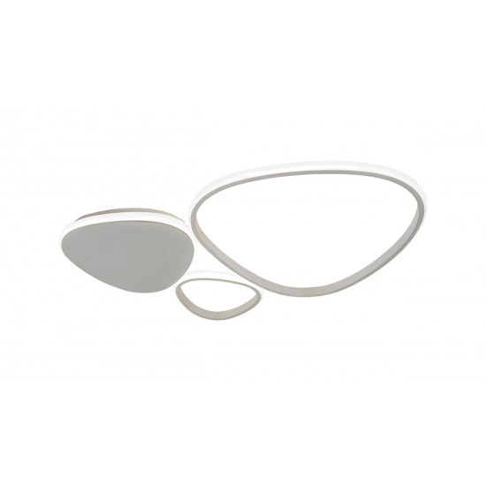 Lustra Plafon HELIX 4301600 Viokef LED, Argintiu, Grecia