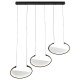 Suspensie ADELE 4302100 Viokef LED, Negru, Grecia