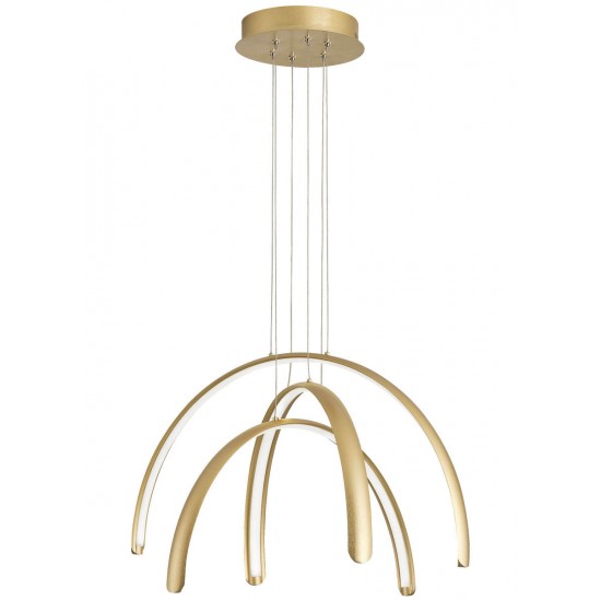Suspensie MEGAN 4303200 Viokef LED, Auriu, Grecia
