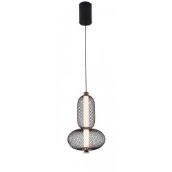 Pendul MARGOT 4311400 Viokef LED, Negru, Grecia