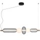 Suspensie MARGOT 4311600 Viokef LED, Negru, Grecia