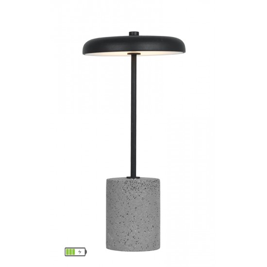 Veioza ROZA 4312700 Viokef LED, Negru, Grecia