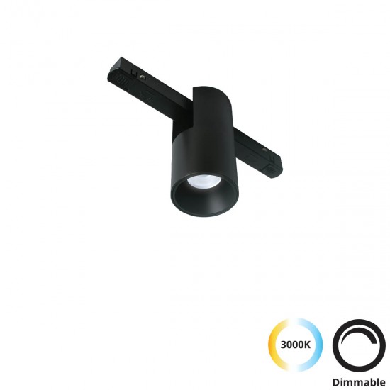 Downlight Sina Magnetica MAGNETIC 4314300 Viokef LED, Negru, Grecia