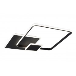 Lustra Plafon BRENDA 4316300 Viokef LED, Negru, Grecia