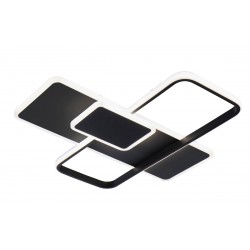 Lustra Plafon BRENDA 4316400 Viokef LED, Negru, Grecia