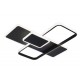Lustra Plafon BRENDA 4316400 Viokef LED, Negru, Grecia