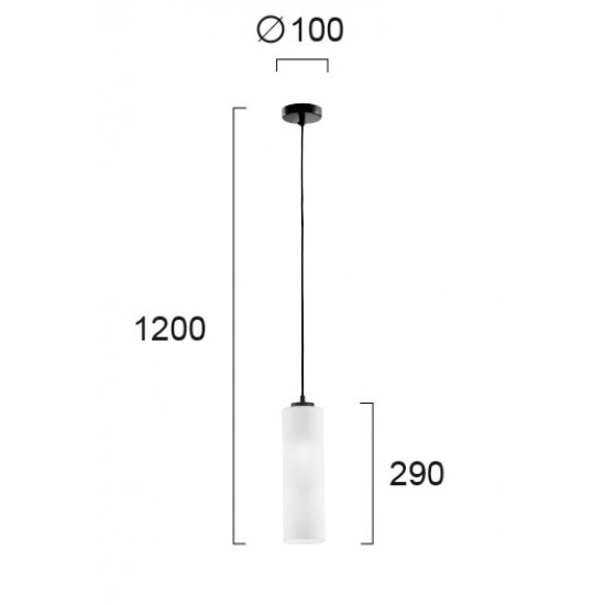 Pendul TEXAS 3091600 Viokef E27, Alb, Grecia