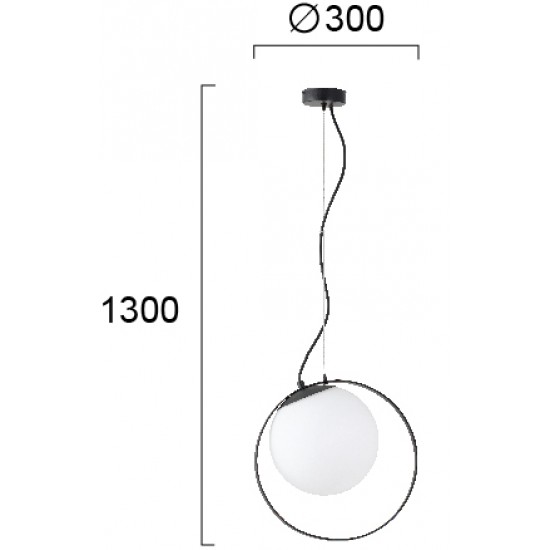 Pendul BUBBLE 3099900 Viokef Alb, Grecia