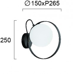 Aplica BUBBLE 3100000 Viokef E14, Alb, Grecia