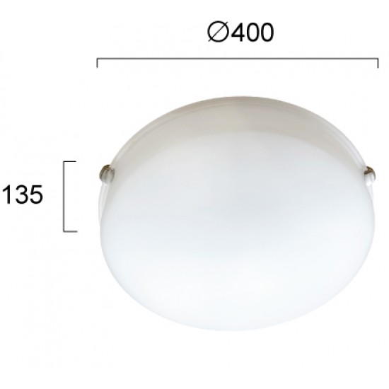 Plafoniera VIT 3100700 Viokef E27, Alb, Grecia