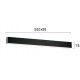 Plafoniera Liniara STATION ULTRA 3911-01058-4-B-D4 Viokef LED, Negru, Grecia