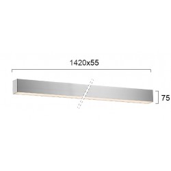 Plafoniera Liniara STATION ULTRA 3911-01142-4-U-N Viokef LED, Grecia